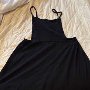 ASOS Black Overall Dress